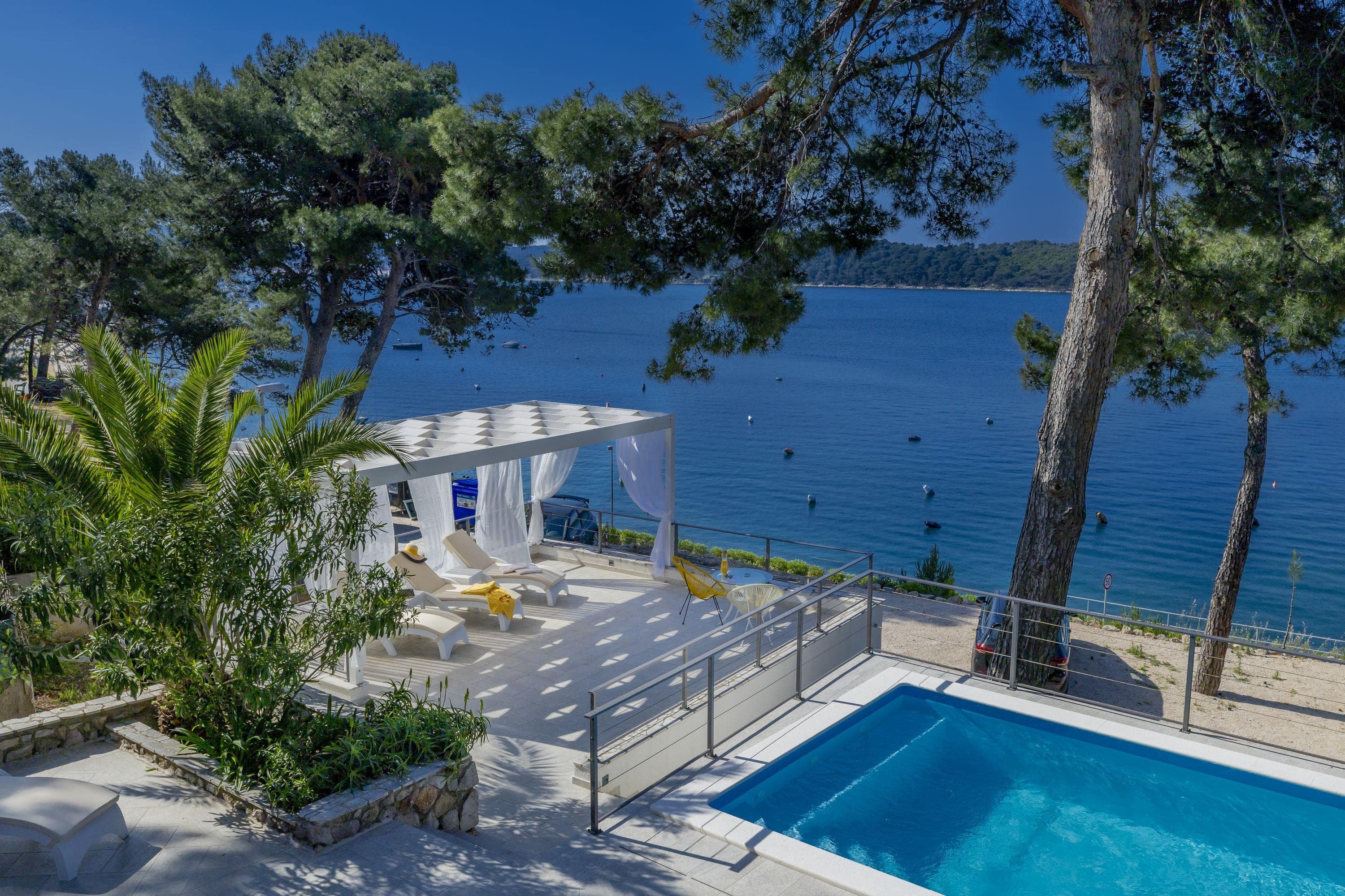 Pool from terrace 